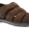 Rockport Darwyn Brown Leather Fisherman Sandal -Rockport Store rocdarwynf02
