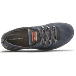 Rockport Fresh Explore Navy Blue Waterproof Lace-Up Sneaker -Rockport Store rocfreshet23c