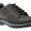 Rockport Get Your Kicks Grey Leather Wide Width Mudguard Blucher Sneaker -Rockport Store rocgyk05