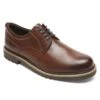 Rockport Marshall Dark Brown Leather Plain Toe Oxford Dress Shoe -Rockport Store rocmarshall06a