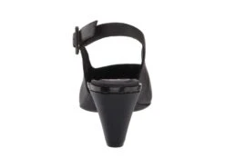 Rockport Saleya Black Leather Dress Slingback Pump -Rockport Store rocsaleyas01b 1