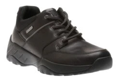 Rockport XCS Spruce Peak Black Waterproof Leather Lace-Up Walking Shoe