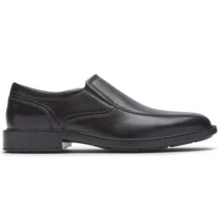 Rockport Tanner Black Leather Slip-On Dress Shoe -Rockport Store roctannerso01c