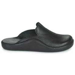 Monaco 202G Black Leather Slipper -Rockport Store rom20602 96100e