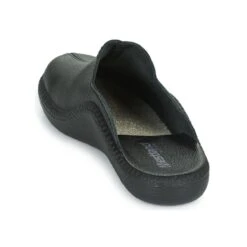 Monaco 202G Black Leather Slipper -Rockport Store rom20602 96100h