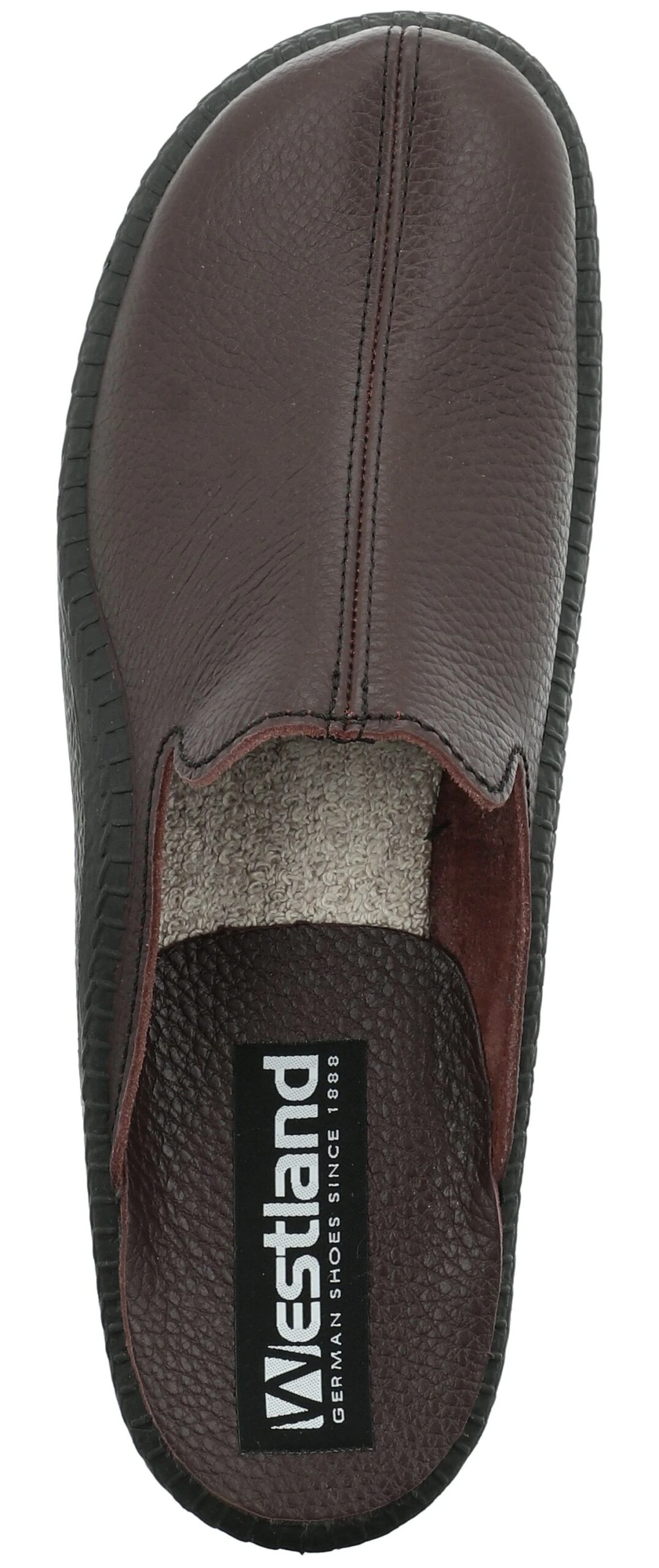 Monaco 202G Bordo Wine Leather Slipper 4 Monaco 202G Bordo Wine Leather Slipper - Image 2
