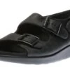 Bravo Black Bear Leather Heel Strap Sandal