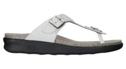 Sanibel White Snake Thong Sandal -Rockport Store sassanibel09a