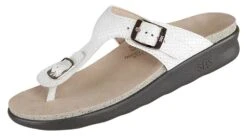 Sanibel White Snake Thong Sandal -Rockport Store sassanibel09c