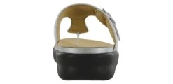 Sanibel Shiny Silver Thong Sandal -Rockport Store sassanibel35c
