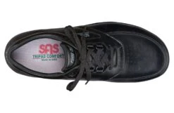 Time Out Black Leather Walking Shoe -Rockport Store sastimeout01b