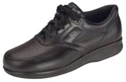 Time Out Black Leather Walking Shoe -Rockport Store sastimeout01c