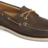 Sperry Men's Gold Cup Authentic Original Brown Leather Two Eye Boat Shoe -Rockport Store spegoldao2eye02