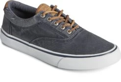 Sperry Striper II CVO Navy Canvas Lace-Up Sneaker -Rockport Store spestriperiic03 1