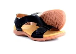 2 Strap Sandal Black