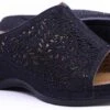 Wedge Glitter Black -Rockport Store stes503601