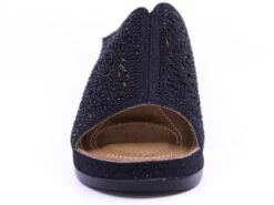 Wedge Glitter Black -Rockport Store stes503601b